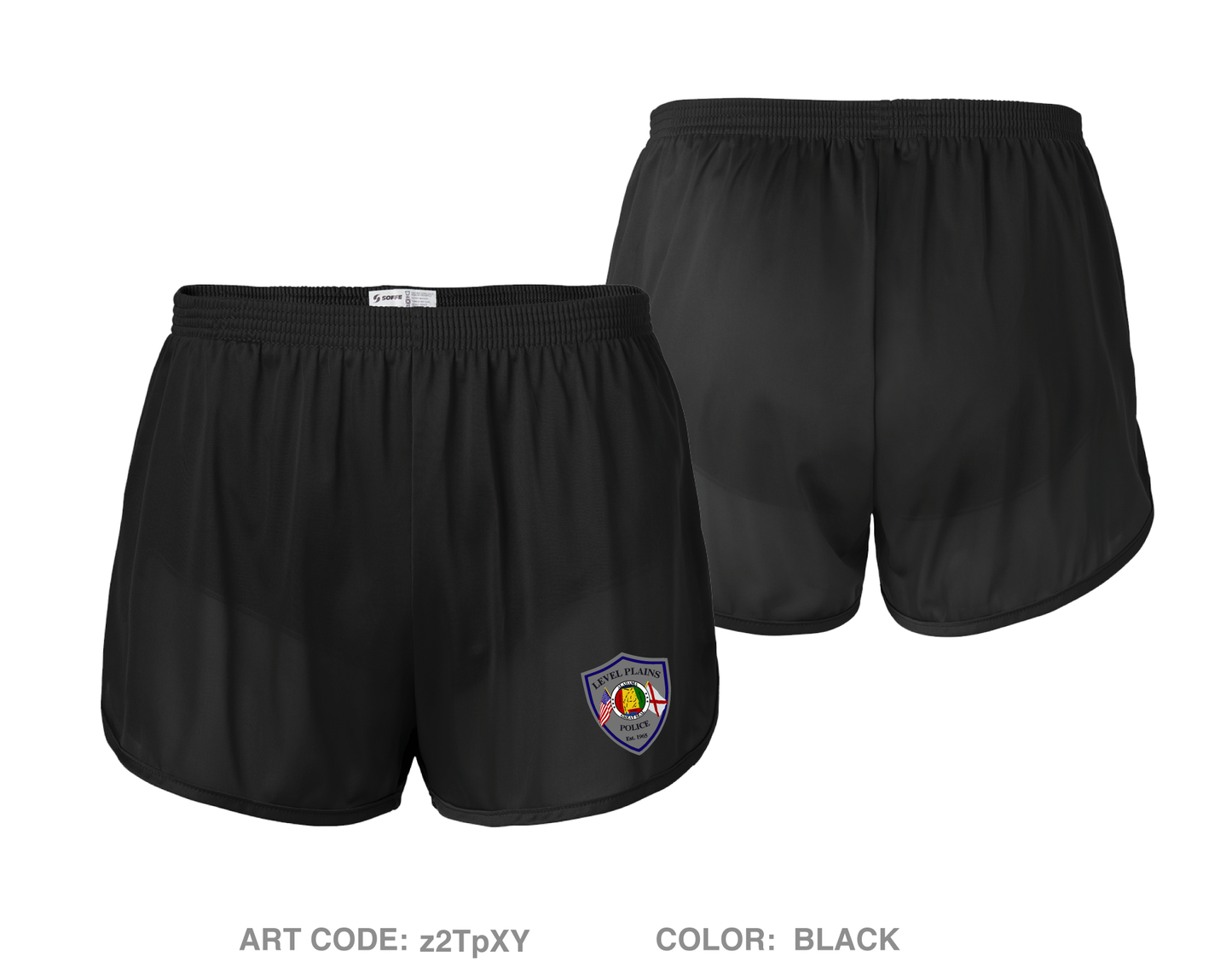 Level Plains Police Department Hi-Tech Emblem Silkies - z2TpXY