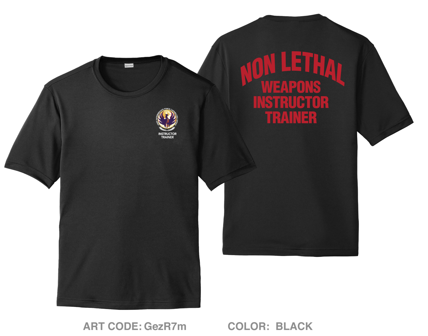 DoD Interservice Non Lethal Weapons Instructor Trainer Course Hi-Tech Performance Unisex SS Tee - GezR7m