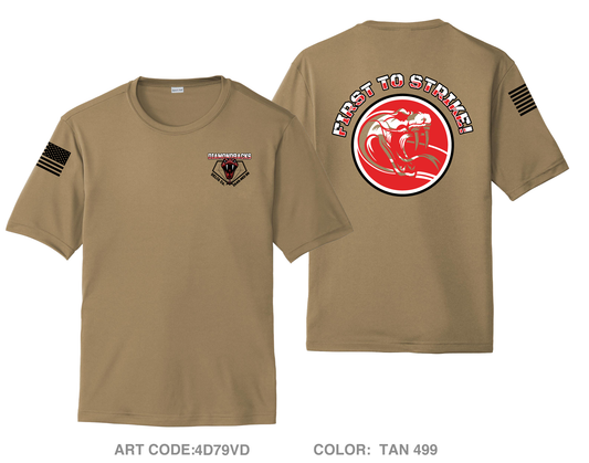 Delta Company, 264th MED BN Hi-Tech Performance Unisex SS Tee - 4D79VD