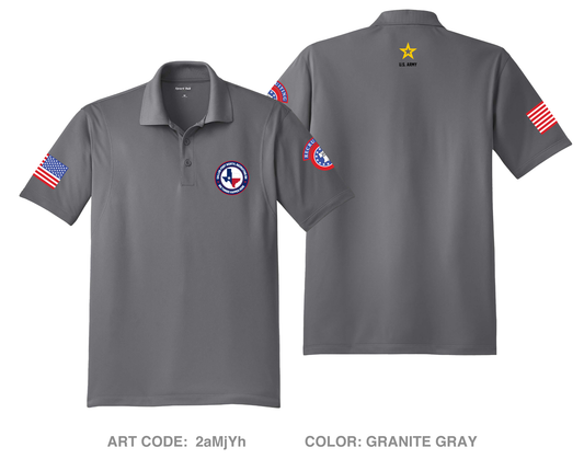 Dallas Fort Worth Recruiting Battalion DTF Performance Men's SS Polo - 2aMjYh