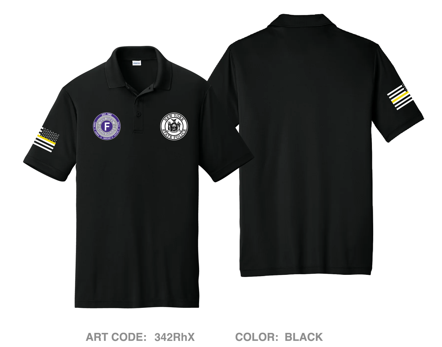 NYSP troop f communications Hi-Tech Performance Men's SS Polo - 342RhX