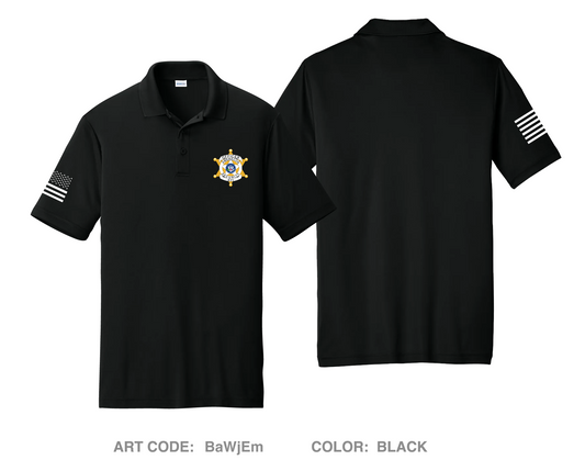AmeRecon Security Hi-Tech Performance Men's SS Polo - BaWjEm