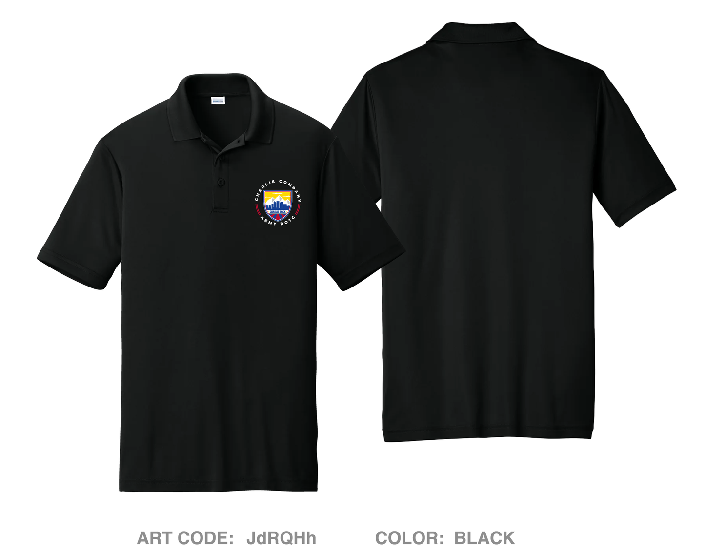 Charlie Company Fundraising Collection Hi-Tech Performance Men's SS Polo - JdRQHh