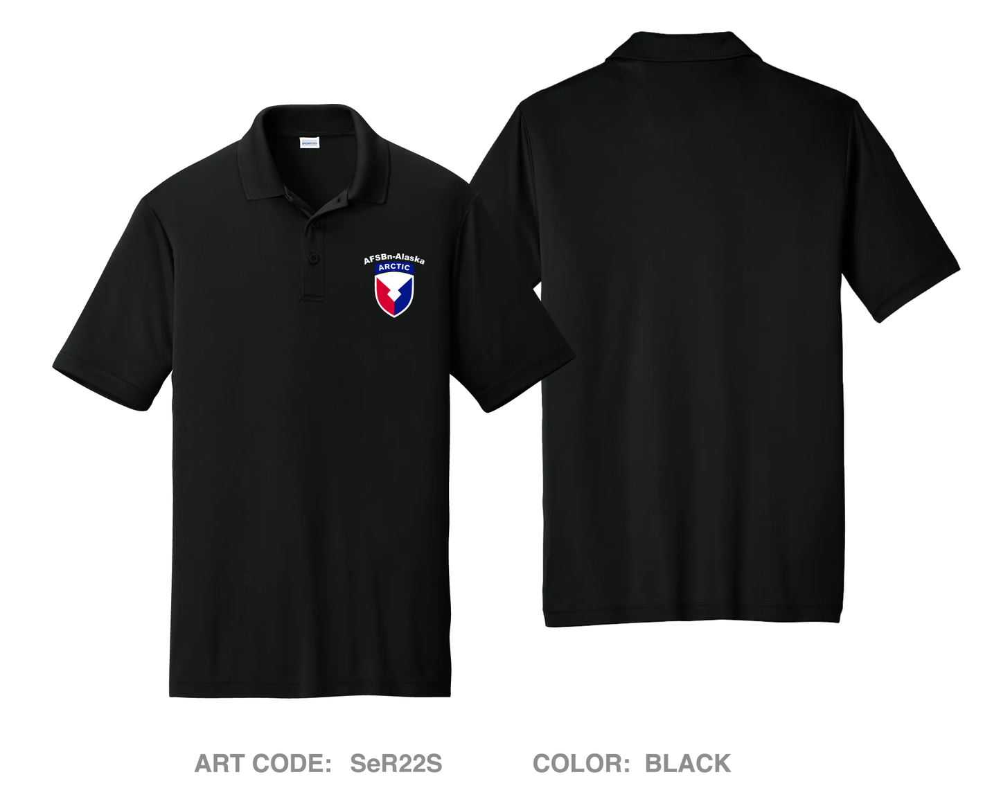 Army Field Support Battalion-Alaska Hi-Tech Performance Men's SS Polo - SeR22S