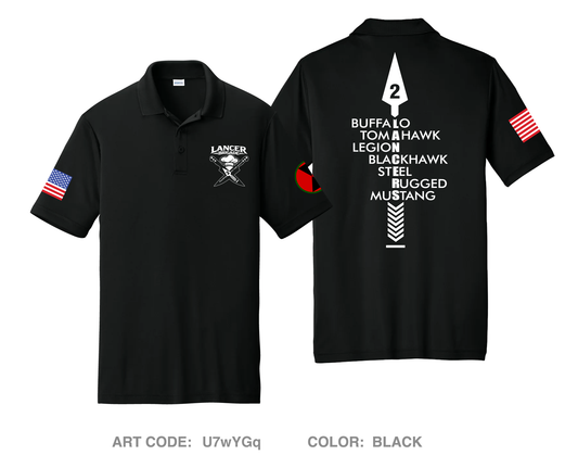 Lancer BDE Hi-Tech Performance Men's SS Polo - U7wYGq