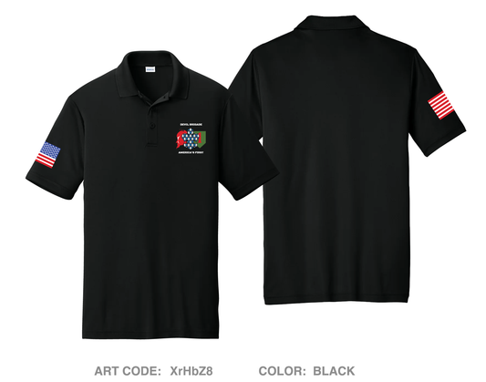 1st Brigade Combat Team, 1st Infantry Division Store 1 Hi-Tech Performance Men's SS Polo - XrHbZ8