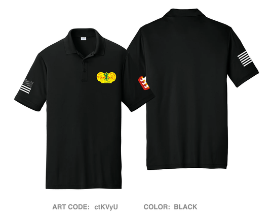 523rd ESC Store 1 Hi-Tech Performance Men's SS Polo - ctKVyU