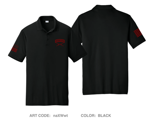 Aztec Battalion Hi-Tech Performance Men's SS Polo - naXWwt