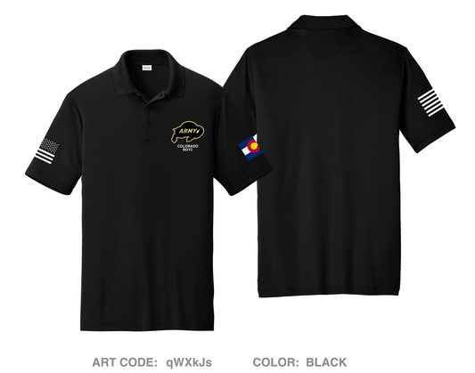 Golden Buffalo Battalion Hi-Tech Performance Men's SS Polo - qWXkJs