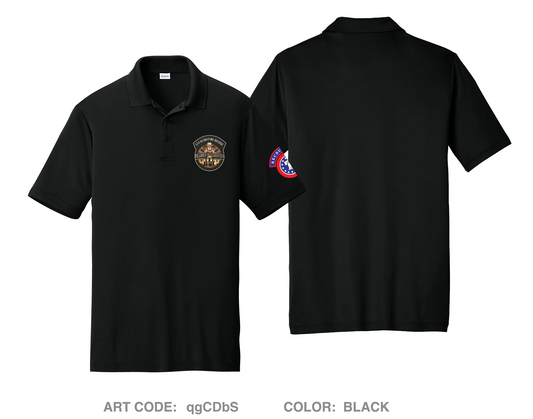 Alamo Warriors Hi-Tech Performance Men's SS Polo - qgCDbS