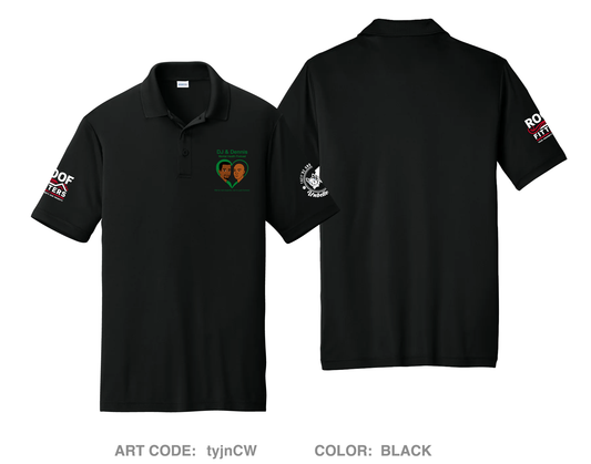 DJ and Dennis Mental Health Podcast Hi-Tech Performance Men's SS Polo - tyjnCW