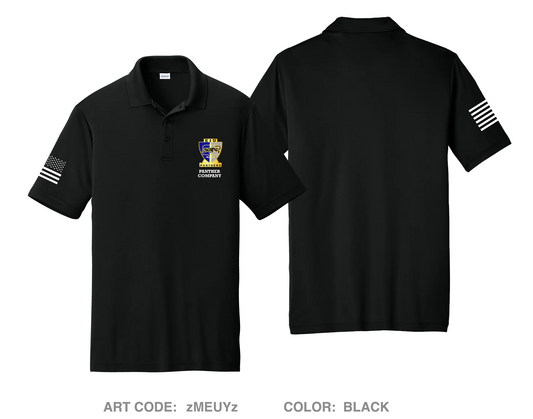 Panther Company Fundraising Collection Hi-Tech Performance Men's SS Polo - zMEUYz