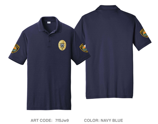 Eastport Police Department Hi-Tech Performance Men's SS Polo - 7fSJw9