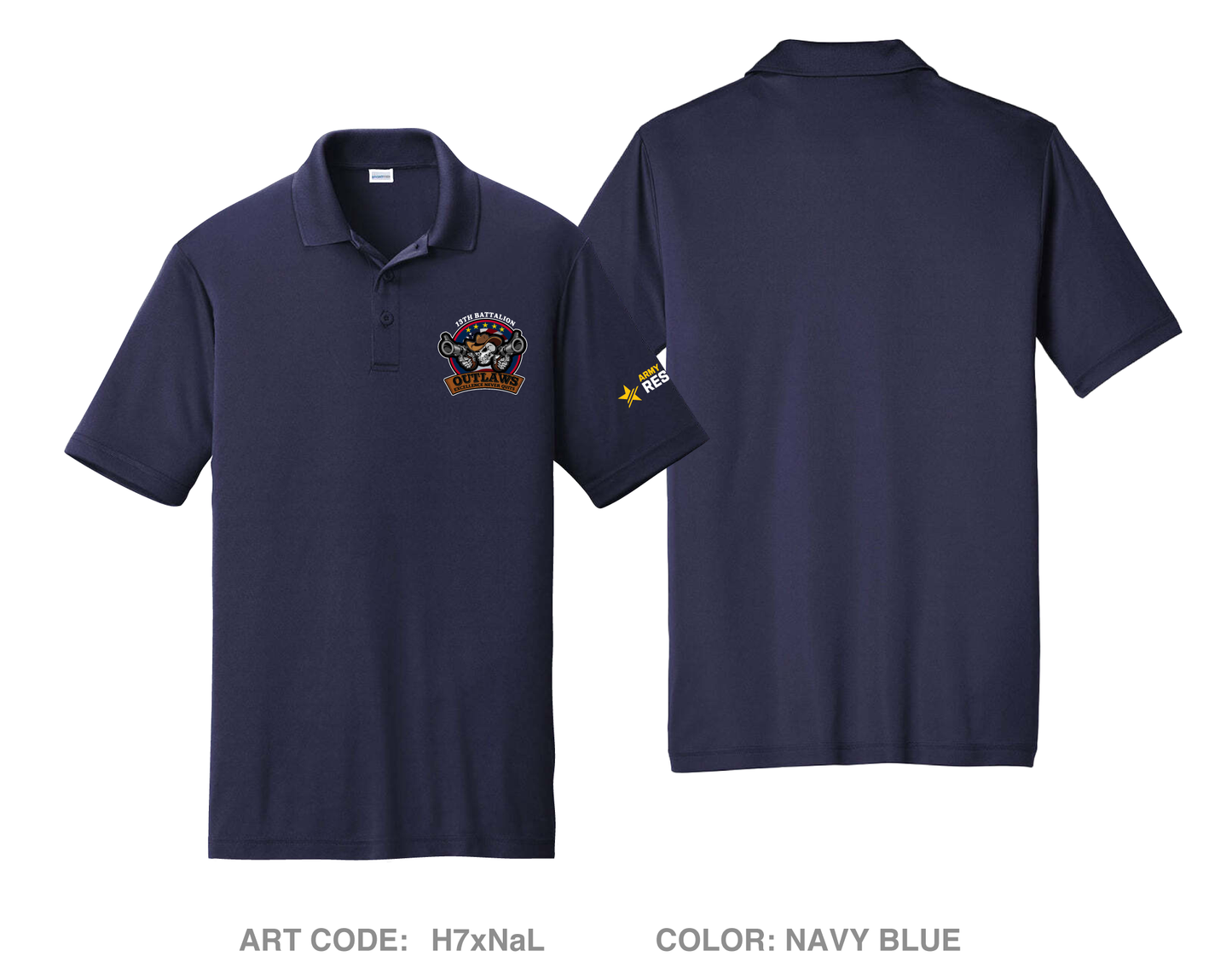 13th BN, ARCG Fundraising Collection Hi-Tech Performance Men's SS Polo - H7xNaL