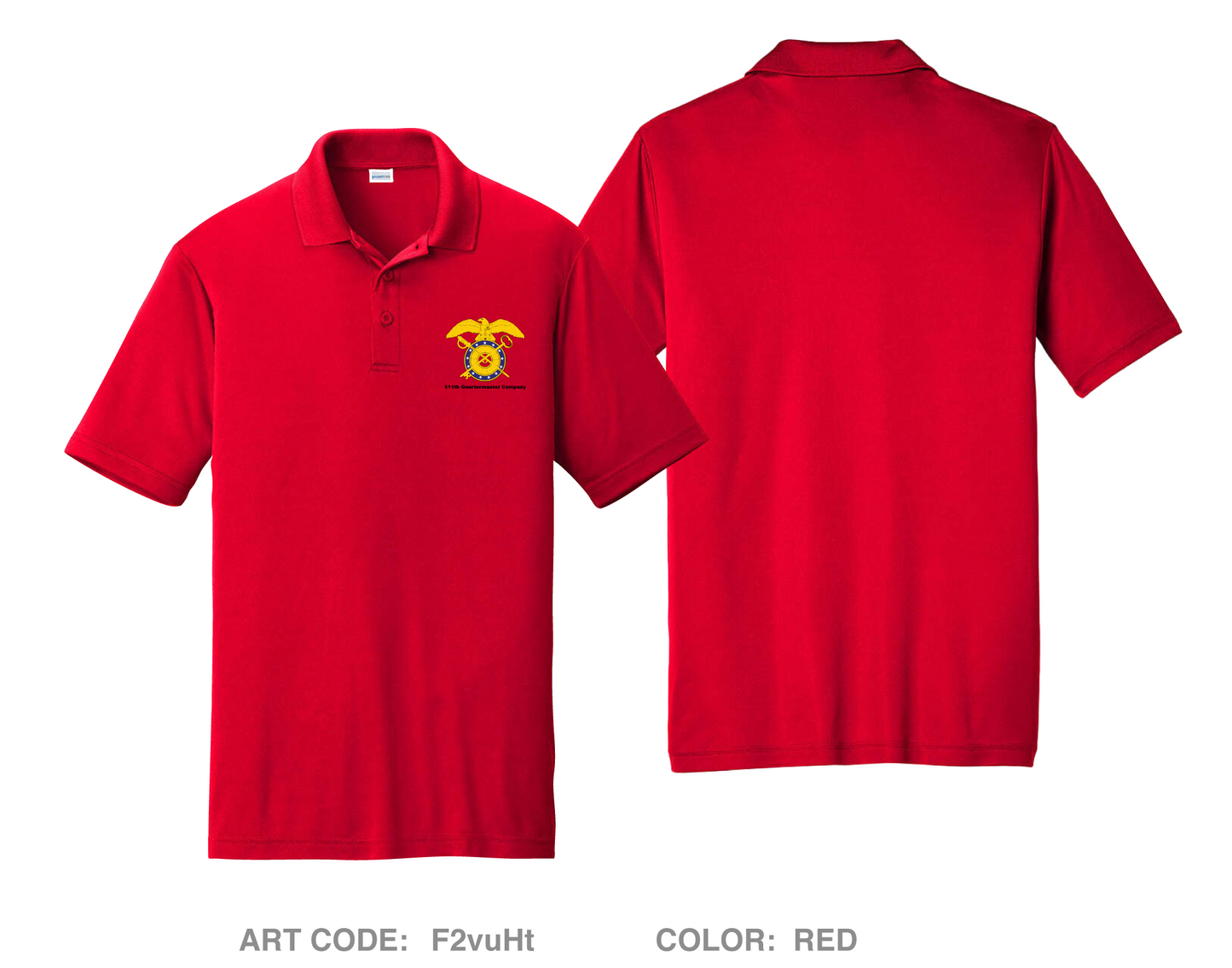 511th QMC Hi-Tech Performance Men's SS Polo - F2vuHt