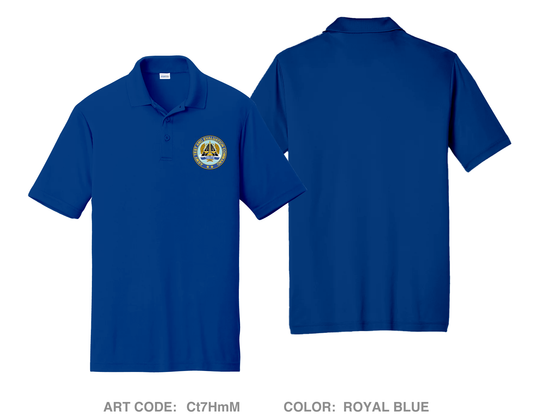 Army Test and Evaluation Command Hi-Tech Performance Men's SS Polo - Ct7HmM