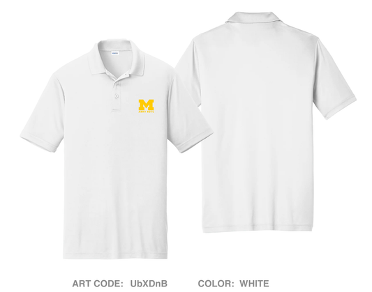 University of Michigan Army ROTC Hi-Tech Performance Men's SS Polo - UbXDnB
