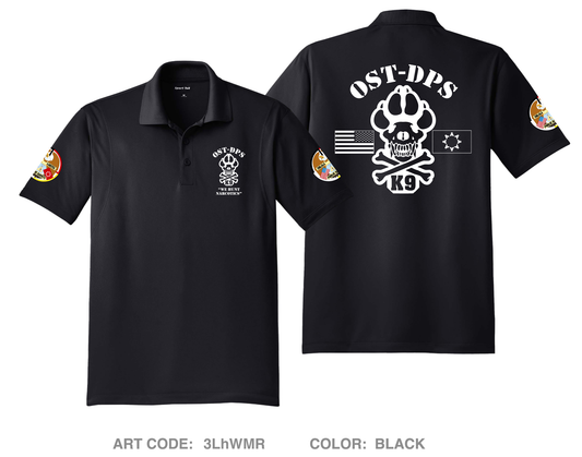 OST-DPS K-9 Unit Hi-Tech Performance Men's SS Polo - 3LhWMR