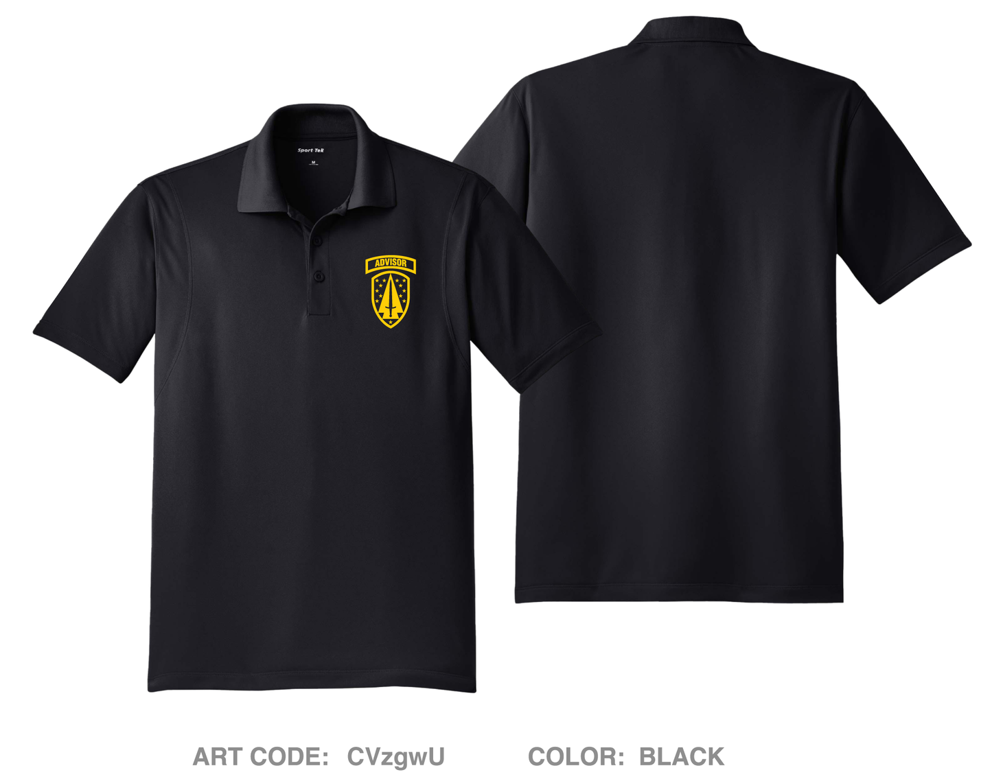 BDE S4 1SFAB Hi-Tech Performance Men's SS Polo - CVzgwU