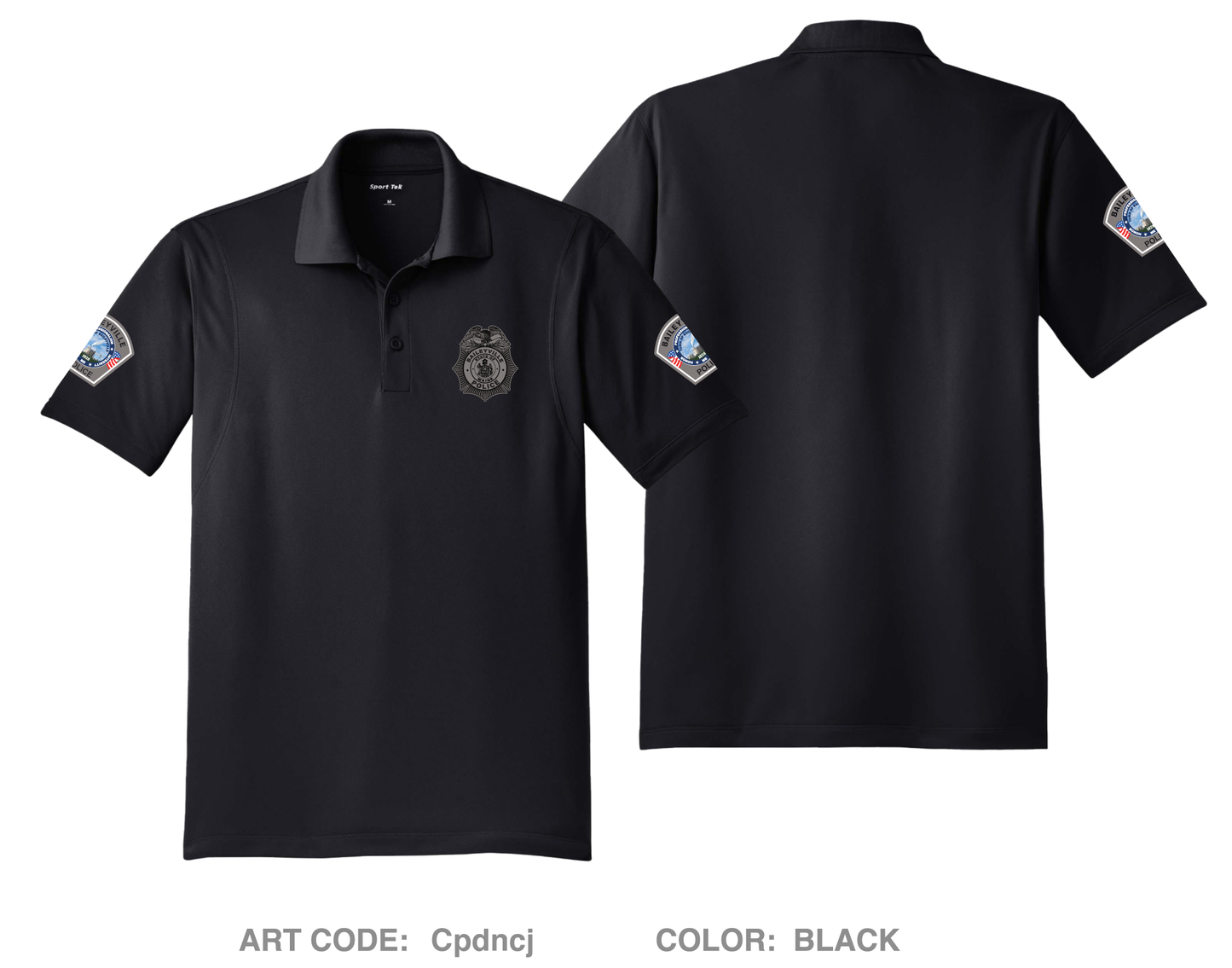 Baileyville Maine Police Department Hi-Tech Performance Men's SS Polo - Cpdncj