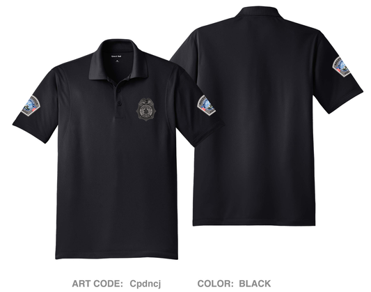 Baileyville Maine Police Department Hi-Tech Performance Men's SS Polo - Cpdncj