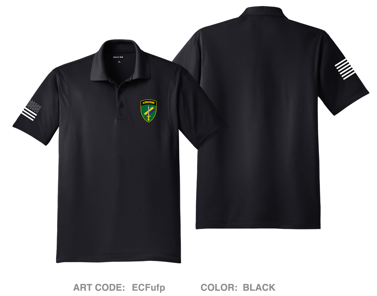 351st TAC PSYOP COMPANY ALPHA 1 Hi-Tech Performance Men's SS Polo - ECFufp