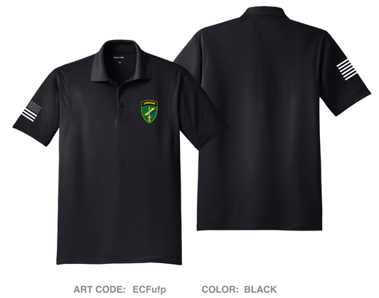 351st TAC PSYOP COMPANY ALPHA 1 Hi-Tech Performance Men's SS Polo - ECFufp