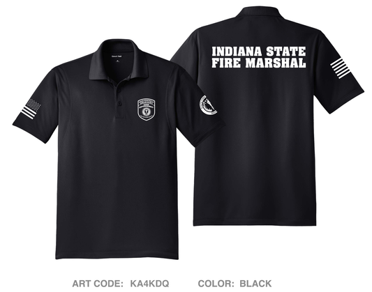 Indiana State Fire Marshal Store 1 Hi-Tech Performance Men's SS Polo - KA4KDQ