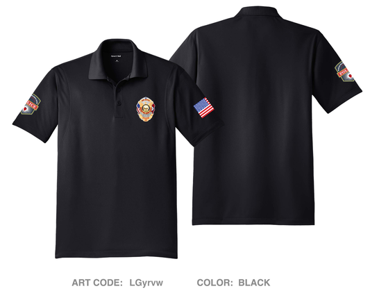 Red Devil Institutional Police Department Hi-Tech Performance Men's SS Polo - LGyrvw