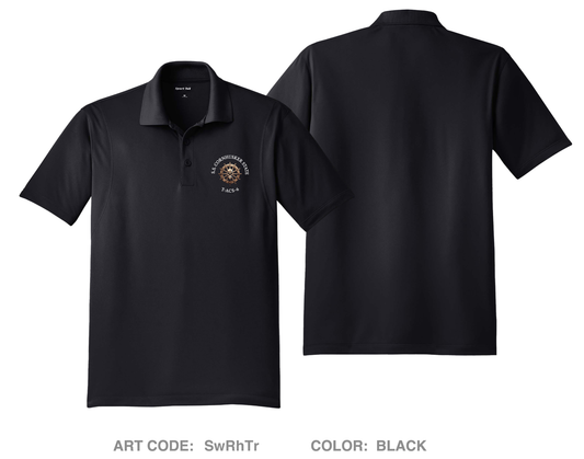 All Fetched Up Hi-Tech Performance Men's SS Polo - SwRhTr