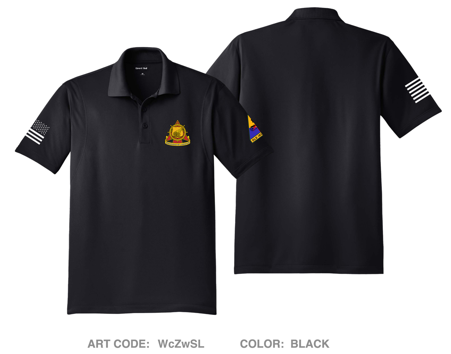 377th Transportation Company Hi-Tech Performance Men's SS Polo - WcZwSL