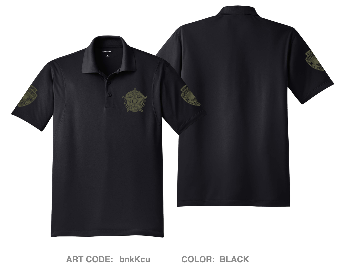Washington County Sheriffs Office Maine K9 Hi-Tech Performance Men's SS Polo - bnkKcu
