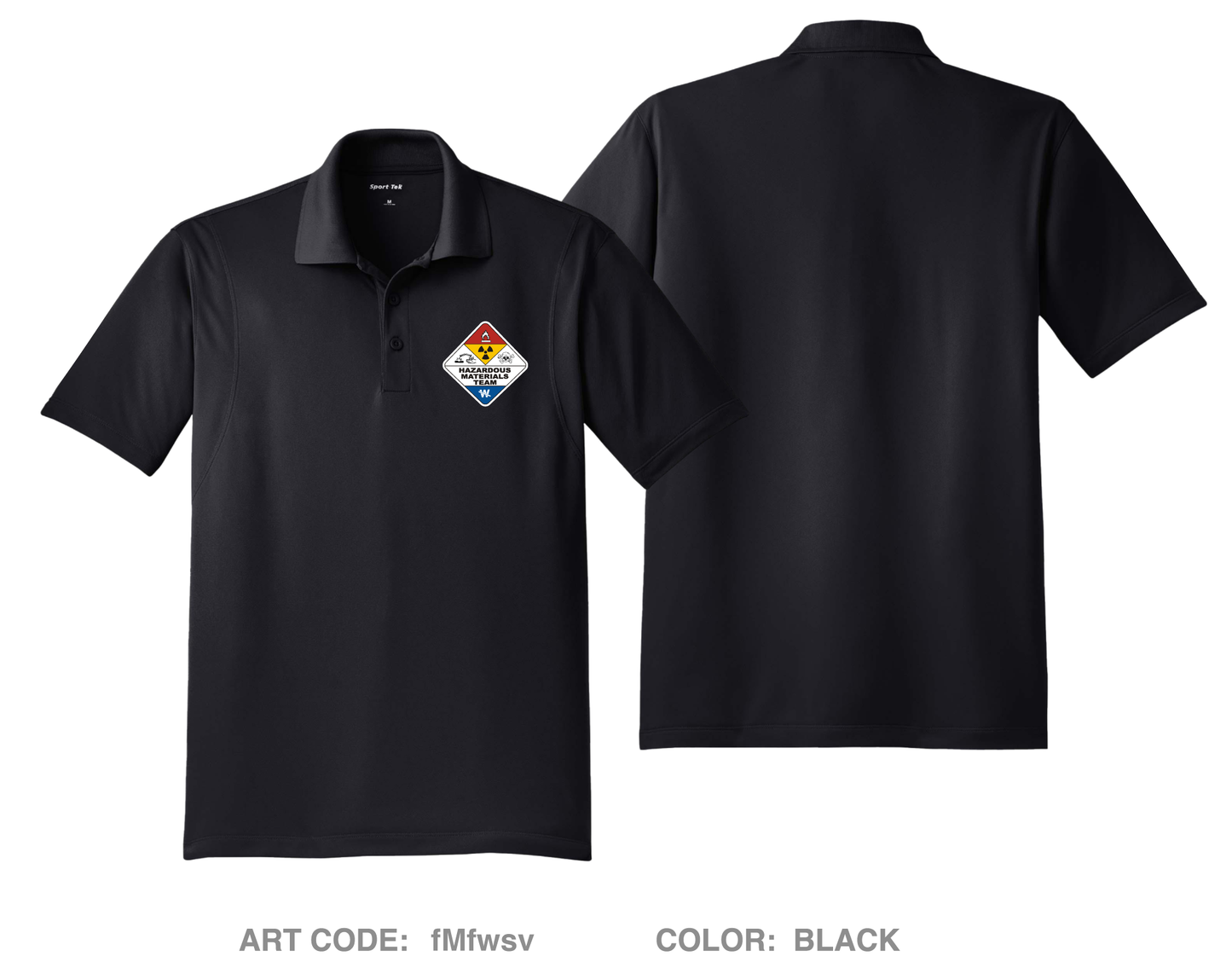 Hazmat Team Hi-Tech Performance Men's SS Polo - fMfwsv