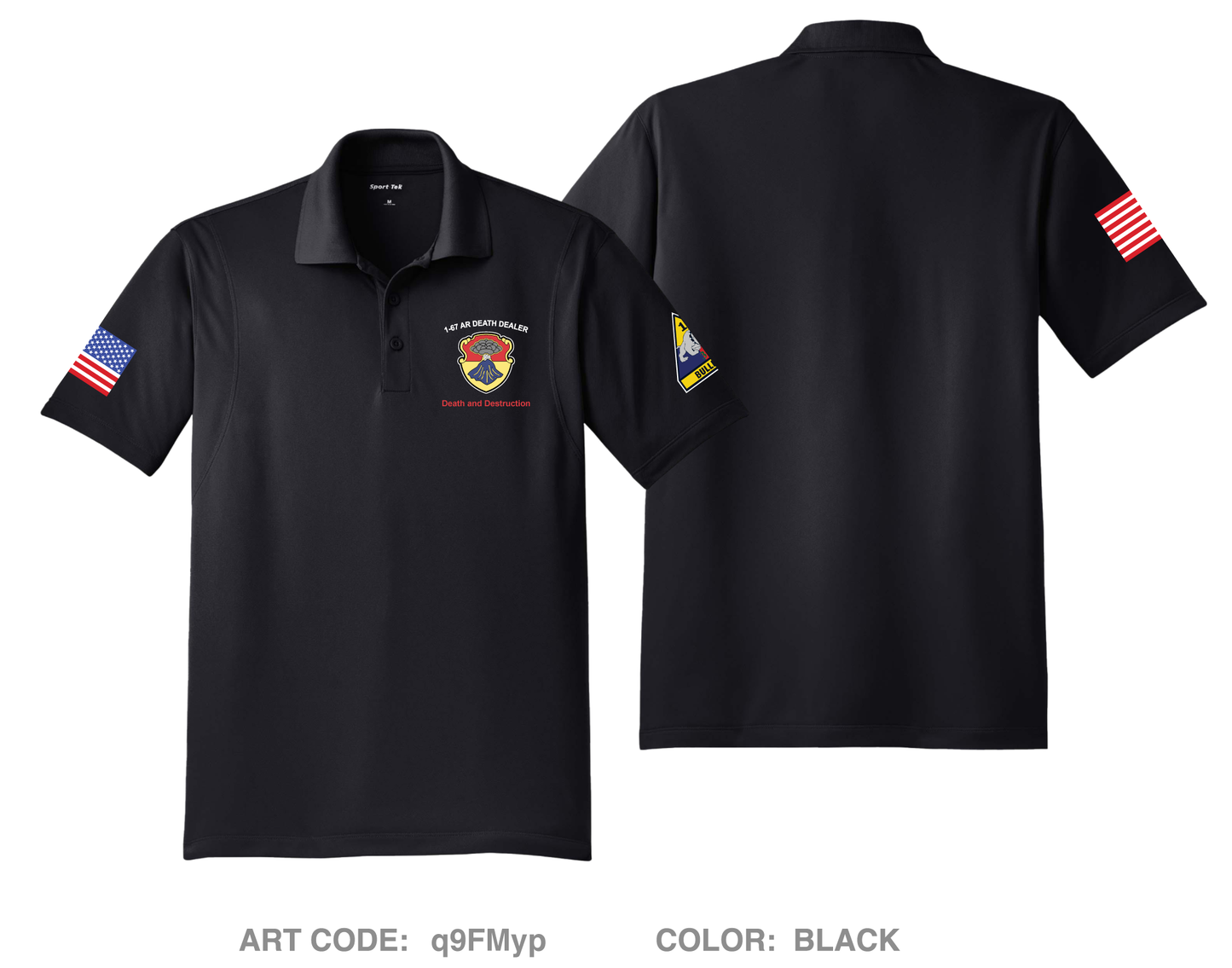 1-67 AR Hi-Tech Performance Men's SS Polo - q9FMyp