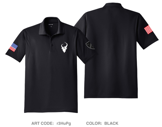 D co 1-184th Hi-Tech Performance Men's SS Polo - r3HuPg
