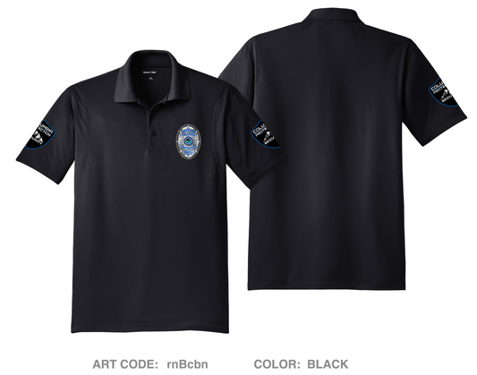 Columbia Protection Security Services Hi-Tech Performance Men's SS Polo - rnBcbn