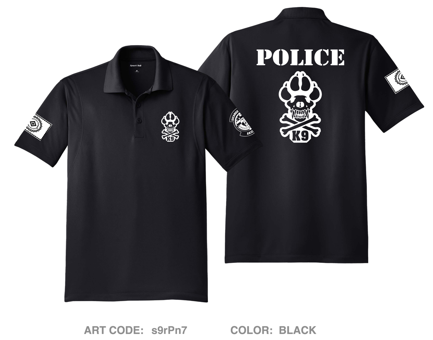 RST-LES K-9 Unit Hi-Tech Performance Men's SS Polo - s9rPn7