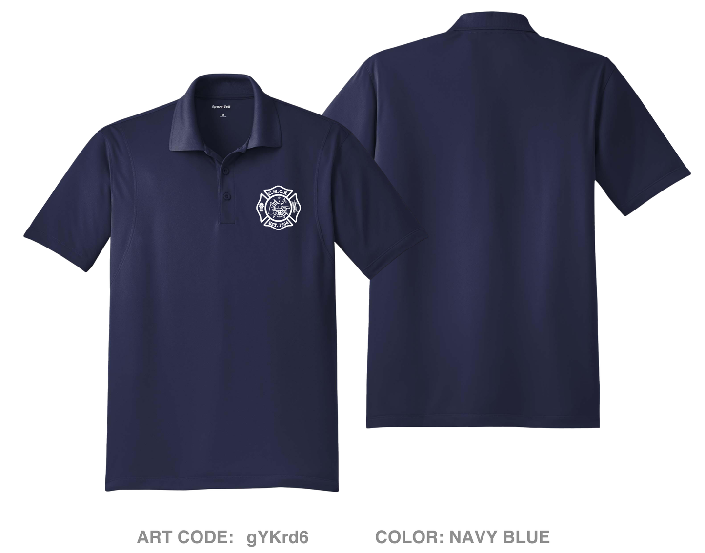 Cape May Court House Fire Dept Hi-Tech Performance Men's SS Polo - gYKrd6
