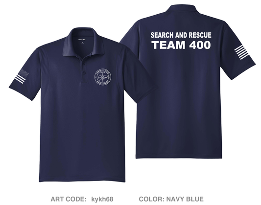 CUMBERLAND COUNTY SEARCH AND RESCUE Hi-Tech Performance Men's SS Polo - kykh68