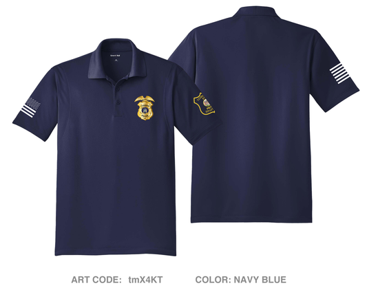 Ticonderoga Police Department Hi-Tech Performance Men's SS Polo - tmX4KT