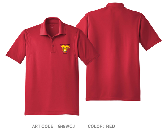 511th Quartermaster Company Hi-Tech Performance Men's SS Polo - G49WQJ