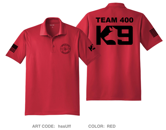 CUMBERLAND COUNTY SEARCH AND RESCUE Hi-Tech Performance Men's SS Polo - hssUff