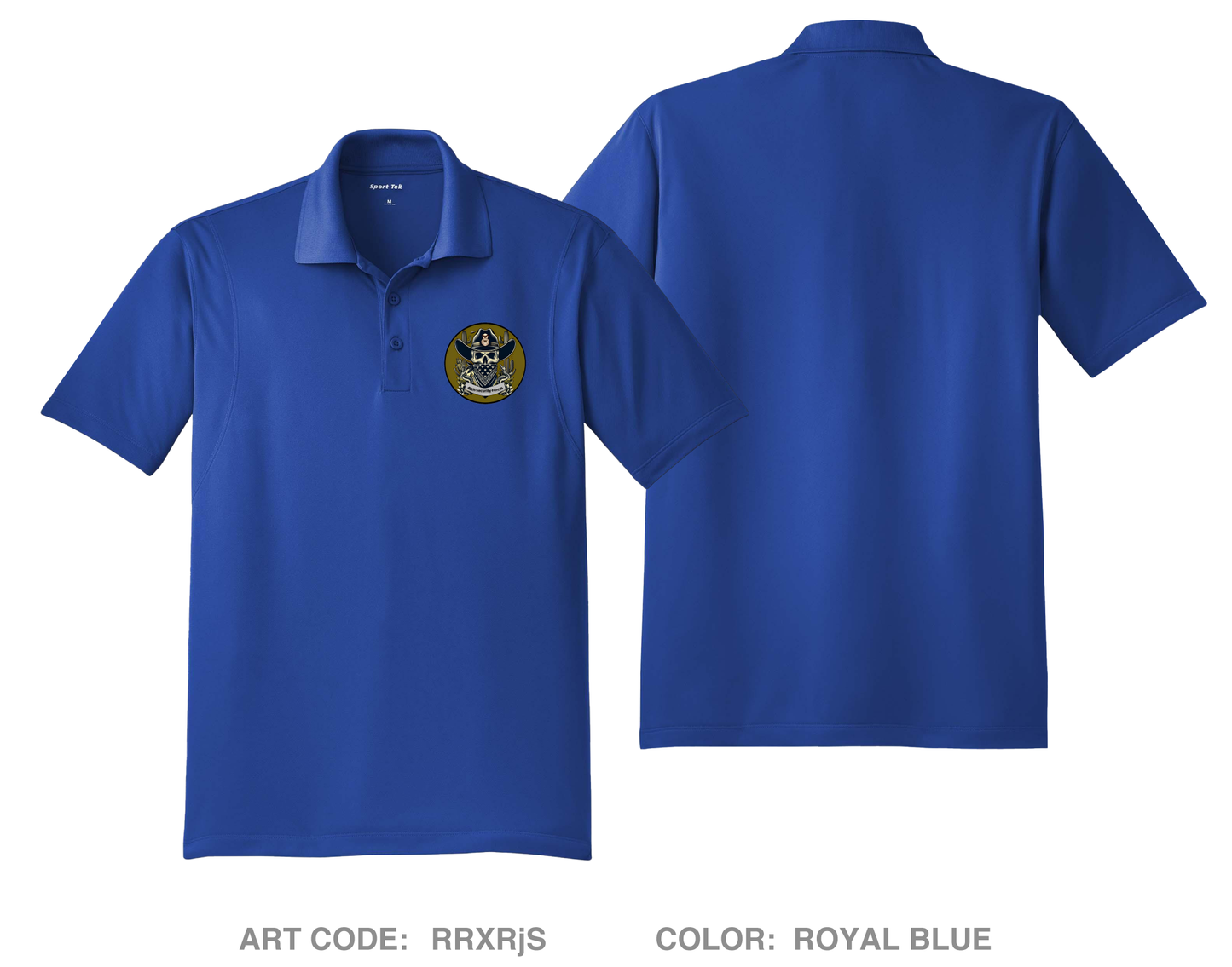 49th SFS Hi-Tech Performance Men's SS Polo - RRXRjS