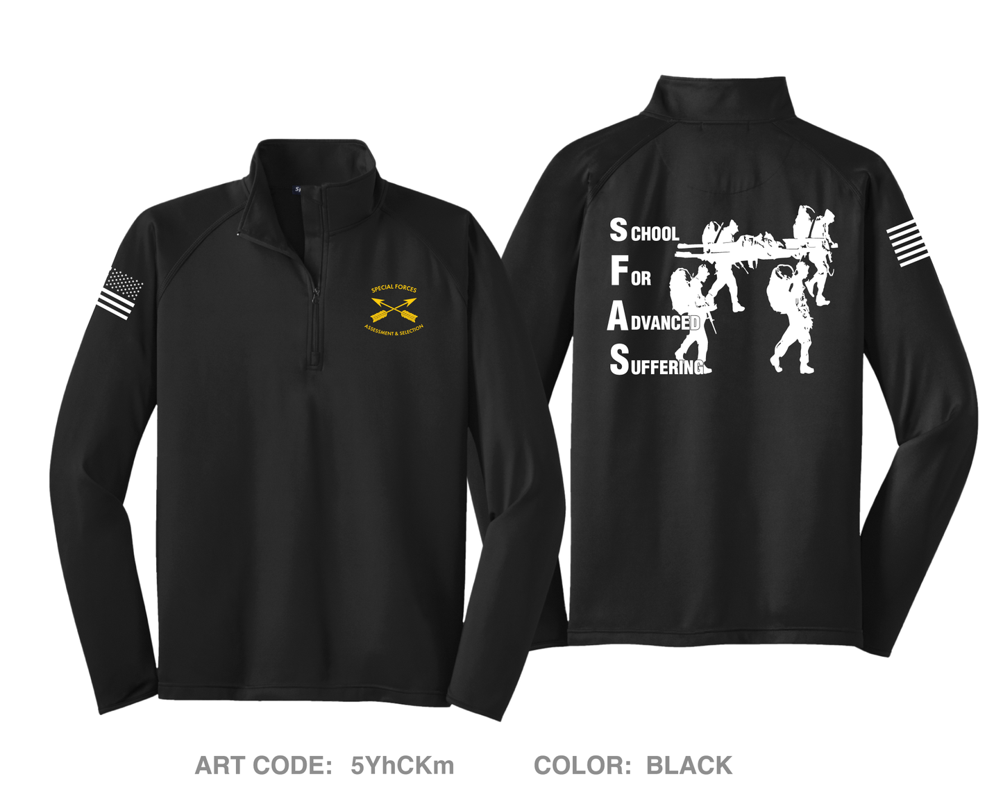 SFAS Store 1 Hi-Tech Performance Quarter-Zip Fleece Jacket - 5YhCKm