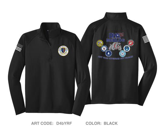 DHA J4 Fundraising Collection Hi-Tech Performance Quarter-Zip Fleece Jacket - D4bYRF
