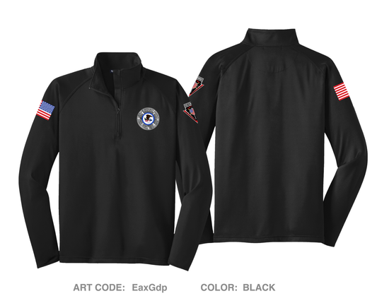 FCC Florence Disturbance Control Team Hi-Tech Performance Quarter-Zip Fleece Jacket - EaxGdp