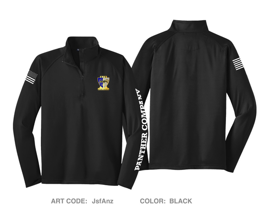 Panther Company Fundraising Collection Hi-Tech Performance Quarter-Zip Fleece Jacket - JsfAnz