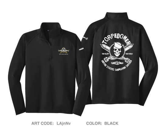 Uss Vermont Hi-Tech Performance Quarter-Zip Fleece Jacket - LAjnNv