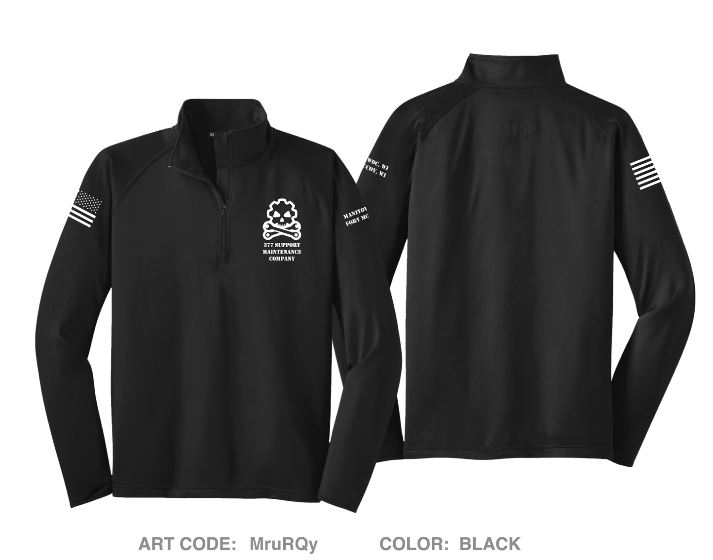 377 SMC Hi-Tech Performance Quarter-Zip Fleece Jacket - MruRQy