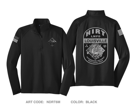 LMPD HIRT TEAM Store 1 Hi-Tech Performance Quarter-Zip Fleece Jacket - NDRT6M